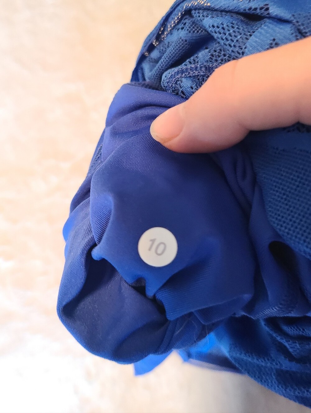 Lululemon Harbor Blue Mesh Athletic Shorts Size Size 10 - Picture 4 of 7